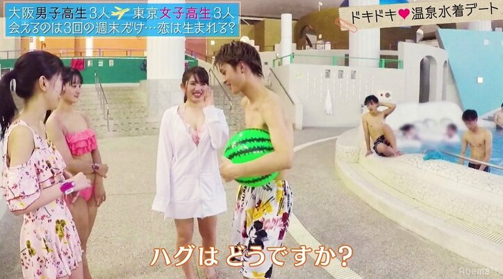 水着女子をバックハグ　ゆいP、イケメン高校生の猛アタックに「出禁」