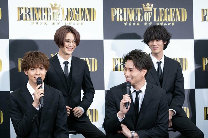 鈴木伸之、理想の王子様を告白「片寄君に抱かれるなら嬉しい」映画『PRINCE OF LEGEND』完成報告会見