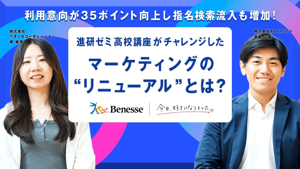 進研ゼミ高校講座の利用意向が35ポイント向上し指名検索にもポジティブな成果─ その成功のカギとなった“プロダクトとマーケティングのリニューアル”の中身とは