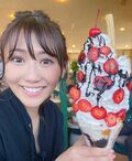 西野未姫、“顔よりでかいパフェ”との比較ショットを公開し反響「未姫ちゃん可愛い パフェ美味しそう！」