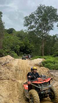 仁香『ATVで転倒』