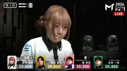 金髪＆キラキラネイル♪腹をくくった女流雀士・高津柚那、決死のプッシュで強敵にハードパンチ「この子良いやん」「いい麻雀してるな」／麻雀・Mトーナメント
