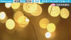 『ちいかわ』大量発生！？投稿者「全ての光がちいかわになるレンズを作りました」→シュールすぎる現象に大反響