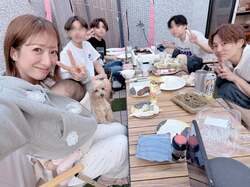 辻希美、長男の友人を招いて自宅でBBQを開催「まったり??ドタバタな休日」 