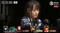 美しき強豪雀士の指先が大チャンスにプルップル 解説者「震えてますね」気持ちが伝わる様子にファンも注目／麻雀・Mリーグ