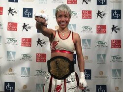 K-1・Krush女子のエース、KANAが予想外の大苦戦　延長戦で防衛成功も悔し涙