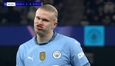 爆笑必至！ ハーランドの“唇プルプル”が高速すぎる！「なんやそれw」「吹き出すわ」「どうやってるの？」ファン盛り上がり