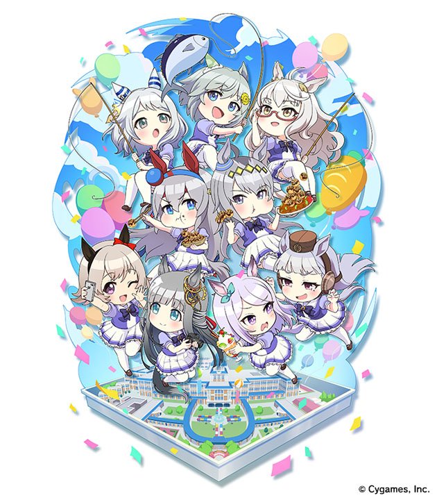 [Photos/Images] Oguri Cap and Other "Gray Children" Shine Bright! GW in "Umamusume" Features a New Anime with Gray Characters in "Gray Week"! 1st