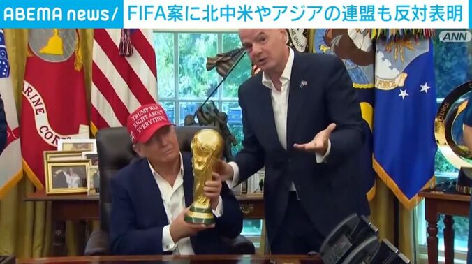 トランプ大統領とインファンティーノ会長