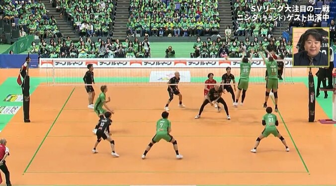 男子バレー、豪快ブロック決めて阿波踊り！？ “お祭り男”の粋な計らいに放送席大興奮 2枚目