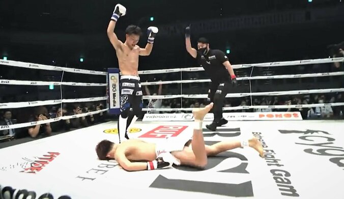 “恋ステ”有井渚海、衝撃の失神KO負け 「珍しい倒れ方」「軽量級にない殺傷能力」驚きと心配の声 2枚目