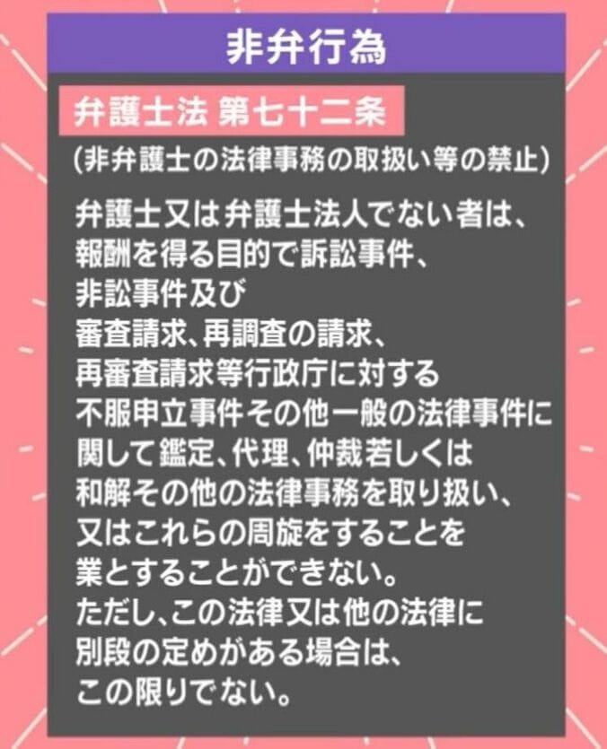 非弁行為