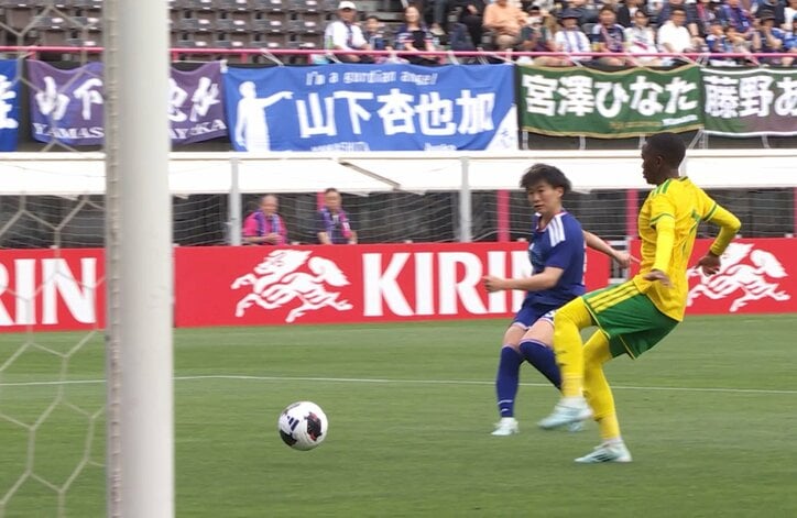 最後は藤野あおばが強烈シュート