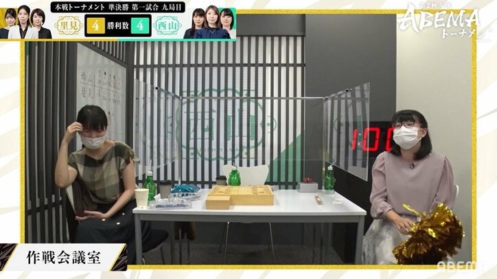 山口恵梨子女流二段、またも“ガチ泣き”仲間の勇姿に涙止まらず「ボロボロになりました」／将棋・女流ABEMAトーナメント