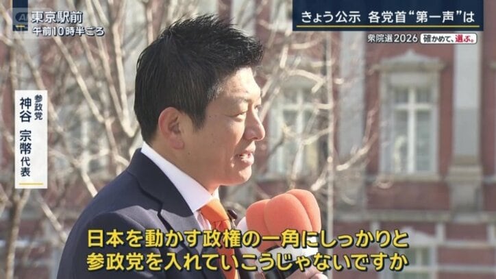 参政党　神谷宗幣代表