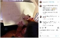 “しゅんまや”重川茉弥、お絵描きで垣間見た愛娘の成長ぶりに感動