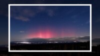 北海道で観測 幻想的な“赤いオーロラ”