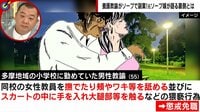 【映像】頬や脇を舐め、大腿部を…わいせつ教員の驚くべき実態