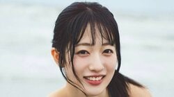 私立恵比寿中学の“ヘソ出しマーメイド”桜木心菜が10代ラストグラビア 『週プレ』3回目の登場