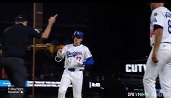 大谷翔平、慌てた？ヤンキース戦2連発の22号弾で珍事 一塁を“回って戻る”ハプニング…まさかの“ミス”に渋い表情