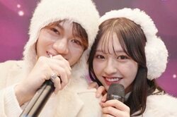 「一生推せる」「可愛すぎ」大人気“きんりのカップル”、お揃いの純白衣装で可愛すぎるステージ披露！ファンから反響