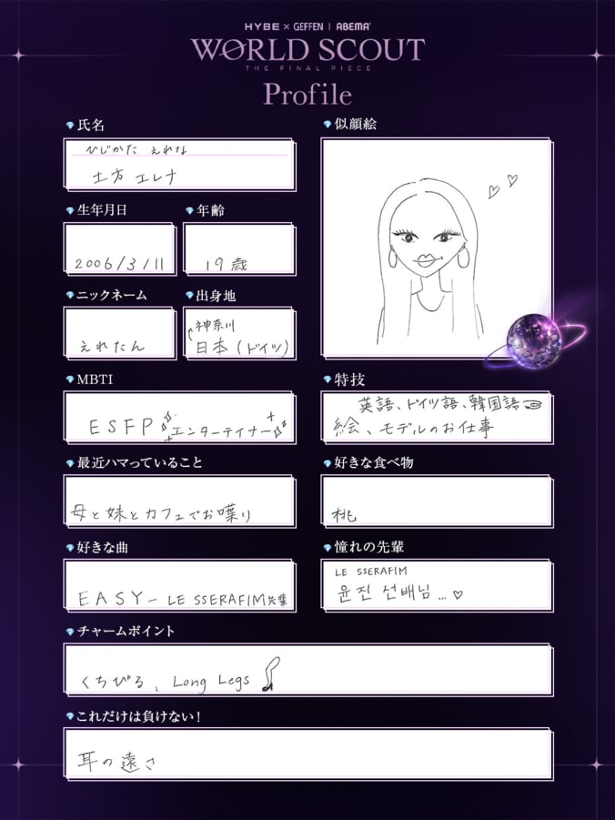 【写真・画像】『WORLD SCOUT: THE FINAL PIECE』メンバープロフィール　35枚目