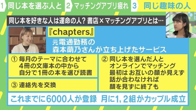 【写真・画像】同じ本が好きな人とマッチング！？ 外見でも条件でもない「本の好み」から始まる恋とは？　4枚目