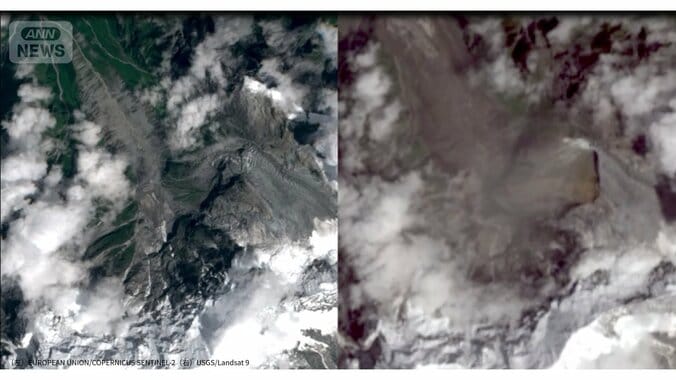 「地震ではなく崩落の衝撃でM5.2の揺れ」USGSが発表 ネパール大規模土石流　 1枚目
