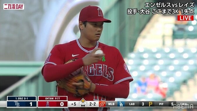 大谷翔平、ついに防御率2点台に突入「投手大谷」の進化が見える“悪いなり”の好投 1枚目