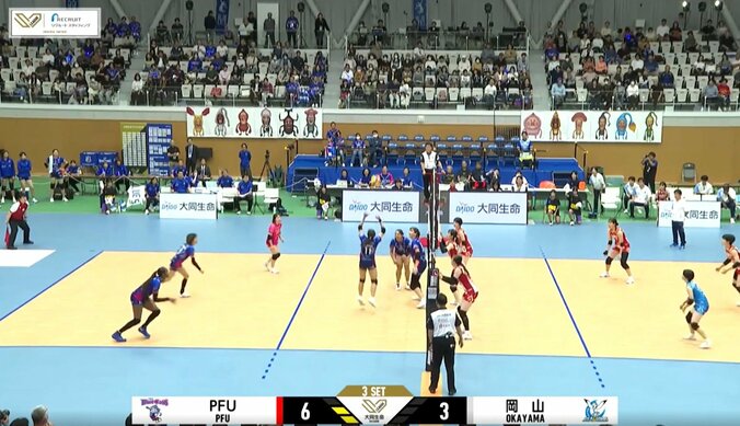 ラリーに終止符を打った見事なツーアタック