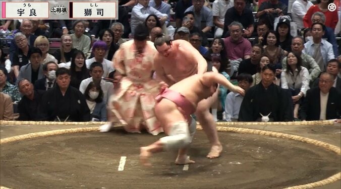 あれ？「宇良がいなくなった」館内沸く“マジック”に元NHKベテランアナ驚嘆 「宇良しかできない」玉ノ井親方も称賛 2枚目