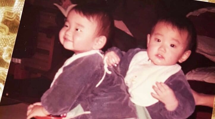 幼い頃の工藤兄弟