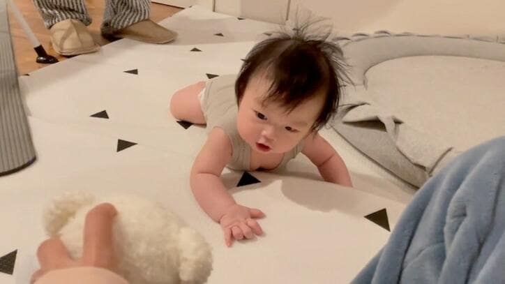  あいのり・桃、動きたい願望が出てきた息子「喜怒哀楽も激しくなってきたー！」 
