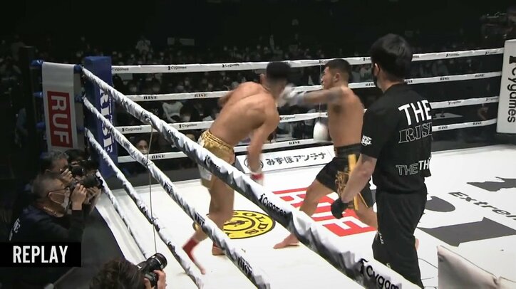 「完璧」「ヤバすぎる」“挑発”直後に左カウンターで失神KO 衝撃ラストに解説が絶叫