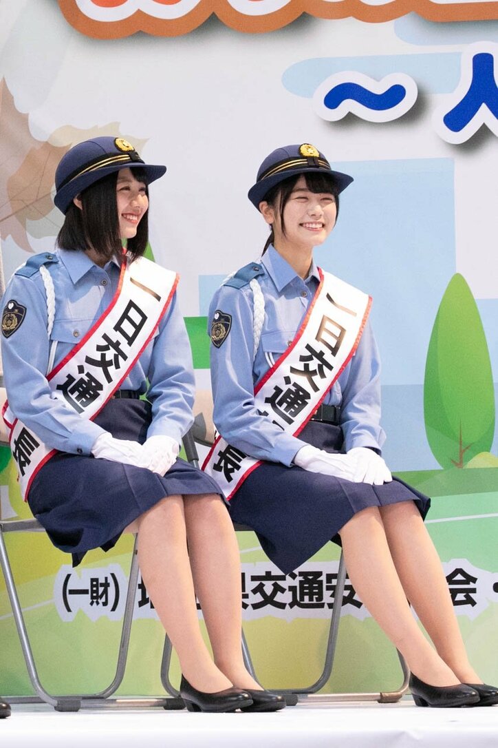「大好きな埼玉県のために」金村美玖、渡邉美穂、丹生明里がハッピーオーラな「一日交通部長」に就任　秋の全国交通安全運動