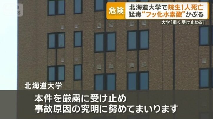 北海道大学のコメント