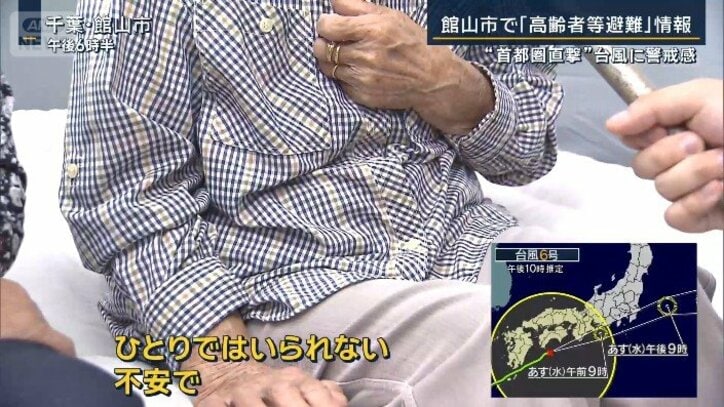 避難した人