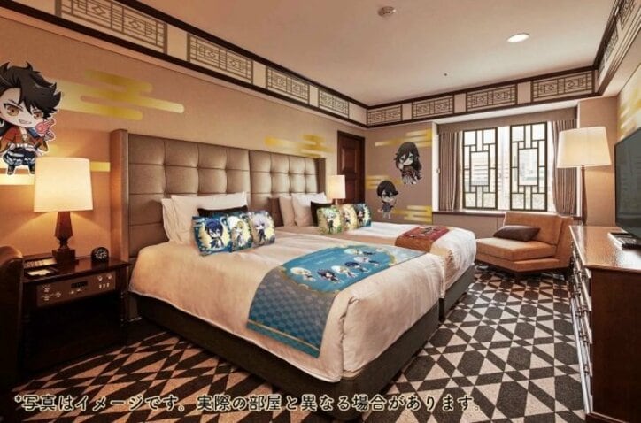 アニメ『活撃 刀剣乱舞』東京プリンスホテルとコラボ　限定5アイテムは持ち帰り可能