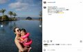 おのののか、娘との水着ショット披露「真冬のHot poolが最高すぎた」