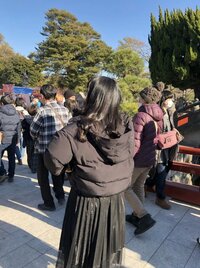 高橋愛、夫・あべこうじの娘らと家族で鎌倉観光「とっても楽しい1日だったなぁ」