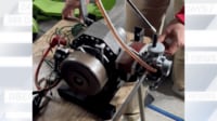 【映像】教師“自作”の小型ロータリーエンジン