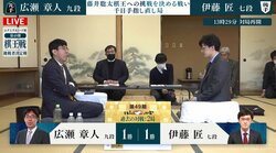 広瀬章人九段VS伊藤匠七段、指し直し局開始 藤井聡太棋王への挑戦権争い／将棋・棋王戦挑決二番勝負