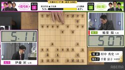 「ええー！？」「予想してなかった」稲葉陽八段、まさかの振り飛車採用に敵も味方もお口あんぐり状態 ファンもビックリ「まじか」／将棋・ABEMAトーナメント2024
