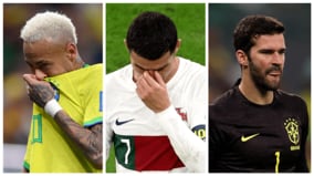 W杯、準々決勝で去った「スーパースター」ベスト11