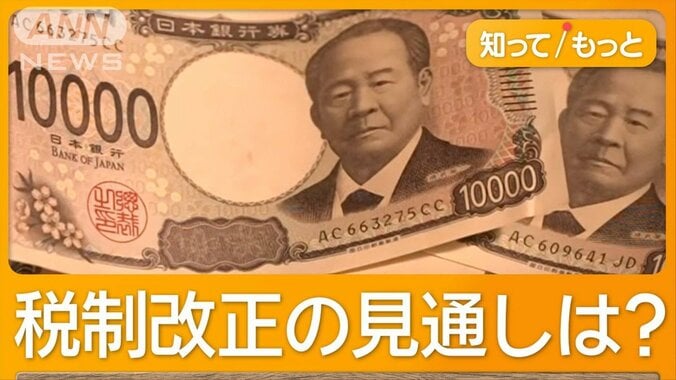 「103万円の壁」見直し表明　財源が焦点　富裕層の負担増必要という見方も 1枚目