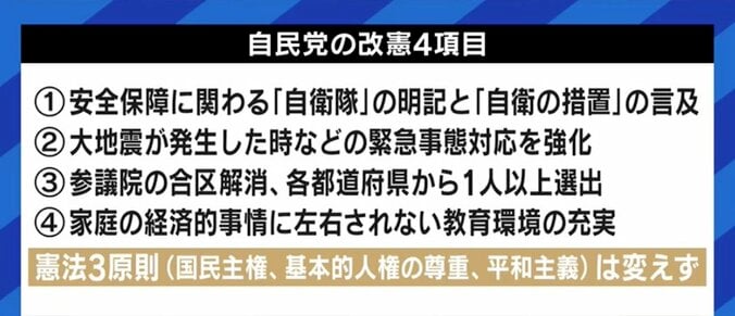 山下貴司元法務大臣「高校時代に9条を読んで、自衛隊が持てるとは読めなかった」…自民党が目指す憲法改正を菅野志桜里弁護士と議論 16枚目