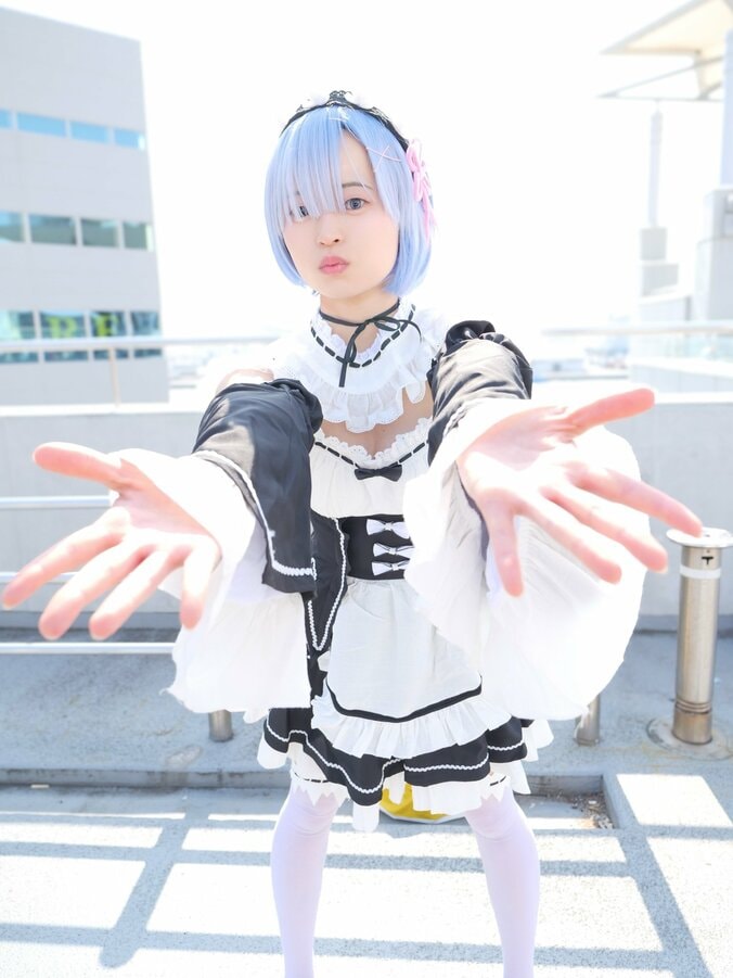 【写真・画像】イベント初参加で挑戦した『Re:ゼロから始める異世界生活』レムのコスプレ 2枚目
