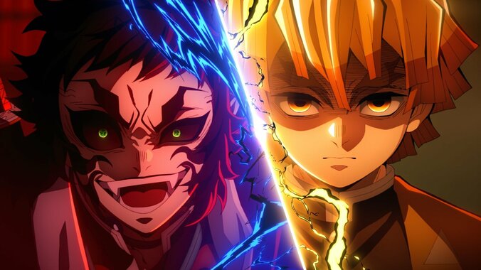 アニメ『劇場版「鬼滅の刃」無限城編 第一章 猗窩座再来』CM場面カット　我妻善逸2