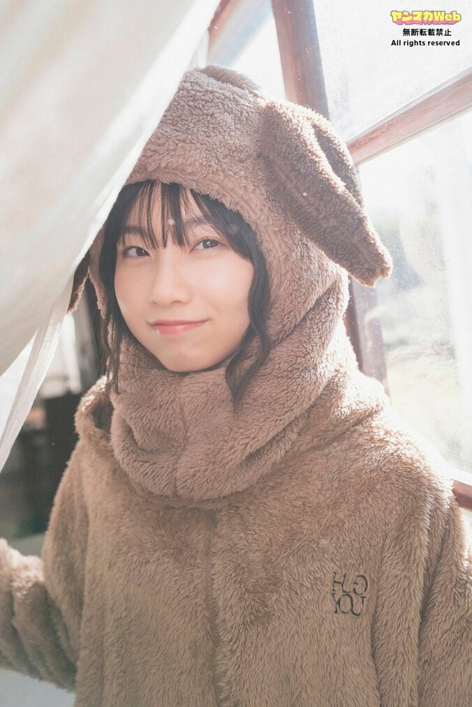 モー娘。井上春華 モコモコ日和＆着ぐるみグラビア 「週刊！ハロプロ写真館」カット公開 1枚目