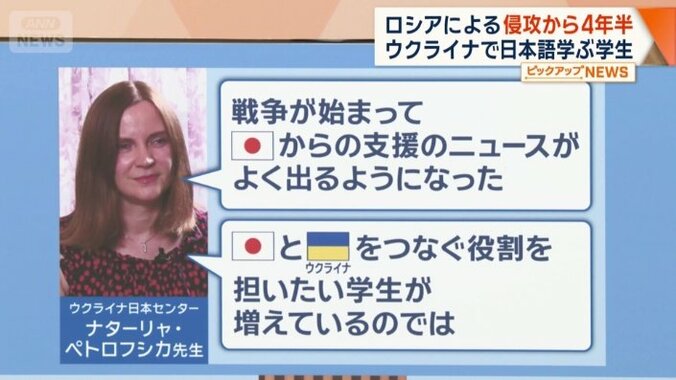 ウクライナ日本センターのナターリャ・ペトロフシカ先生